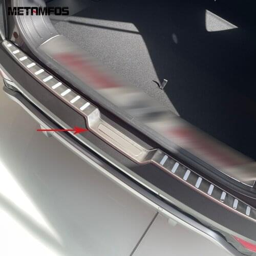 For Hyundai Tucson 2021 2022 2023 Exterior Rear Bumper Foot Plate Tail Door Sill Scuff Guard Sticker Accessories Car Styling