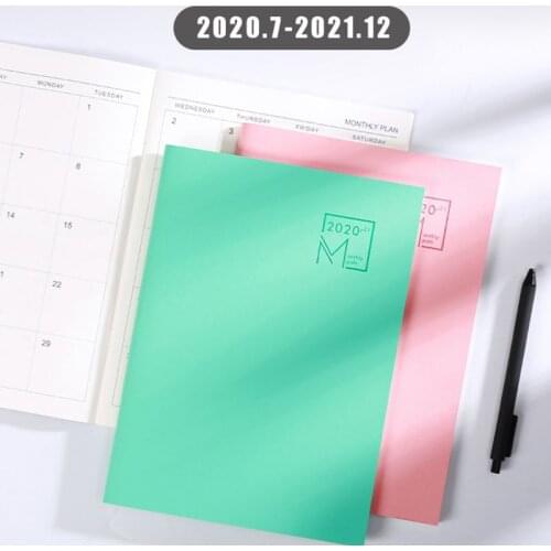 Agendas 2020-2021 Planner Organizer B5 Notebook and Journals Monthly Weekly Book