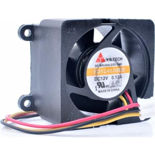Brand new original Y.S FD124020EB 4cm 4020 40x40x20mm 40mm fan 12V 0.12A switch power supply cooling fan