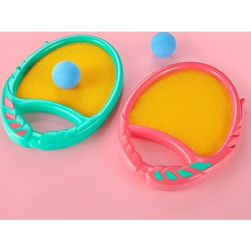 Handball Toss Parent Child Outdoor Sports Kids Toy Catch Ball Game Set Throwing Interactive Playing ABS Beach Racket Funny