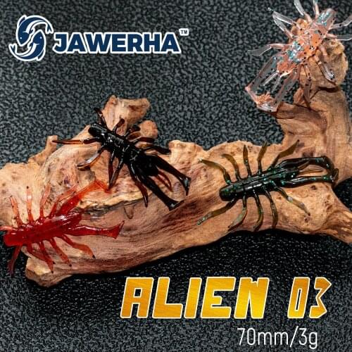 JAWERHA Shiny Jig Fishing Gear Silicone Baits Fishing Lures Artificial Baits Wobblers Pike Soft Lures Swimbait Leurre Souple