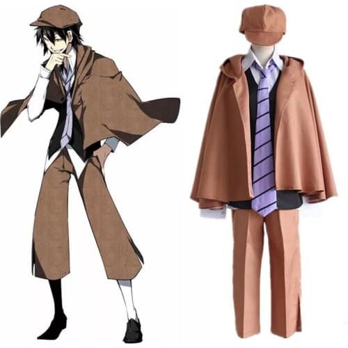 Bungo Stray Dogs Cosplay Costumes Edogawa Rampo Detective Suit Complete full set 11