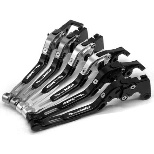 Laser LOGO CNC Adjustable Motorcycle Brake Clutch Levers For Honda CBR600RR CBR 600 RR 2003-2017 2011 2012 2013 2014 2015 2016