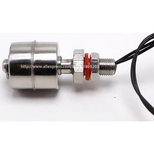 M10*45mm 100V 0.5A 10W Tank Liquid Water Level Sensor Stainless Steel Float Switch ZS4510 1A1