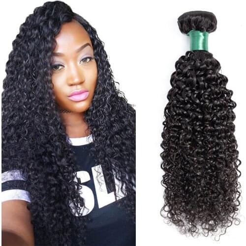 MISS LISA 28 30 Inch Human Hair Bundles Curly Hair Bundles Peruvian Hair Weave Bundles Natural Color Hair Extensions