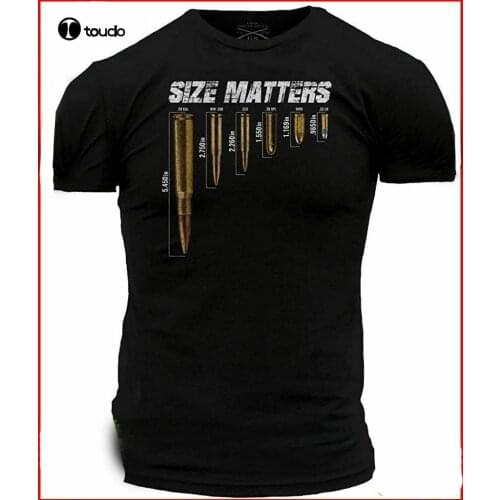 Grunt Style Size Matters Mens TShirt black unisex