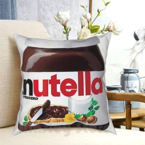 Nutella Pillow Case Printed Home Soft DIY Pillow cover Space Planet Planeta Pink Girls L Tumblr Fashion Cute Universe Boxes