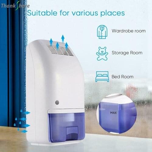 700ML Air Dehumidifier Ultra Quiet Moisture Absorbing Air Dryer For Wardrobe Home House Electric Mini Semiconductor Dehumidifier