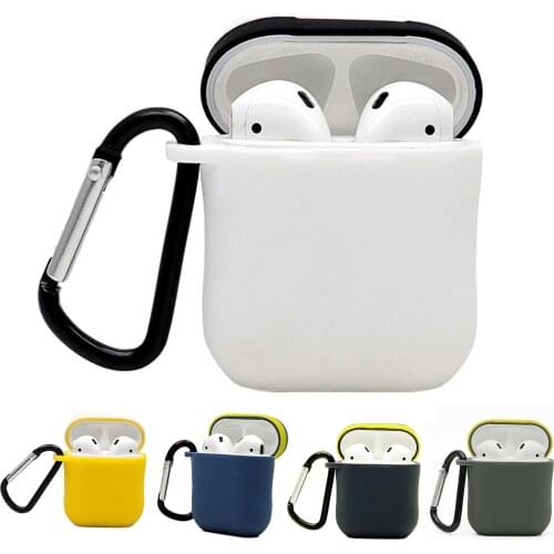 Suitable For AirPods 1/2 Wireless Bluetooth Headset Case Airpods Silicone Protective Case Multi-Color Luxury Earphone Cover