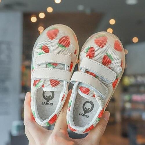 Boys Leopard Print Breathable Mesh Casual Shoes 2021 Spring Autumn Girls Cute Children Sneakers Soft Non-slip Kids Flats Shoes