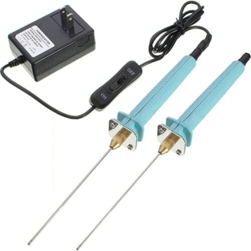 US Plug Electric Styrofoam Cutter 15W 2Pcs/Set Pen Cutter Hot Wire Styro Foam Cutting Knife Tools Portable Professional Foam C
