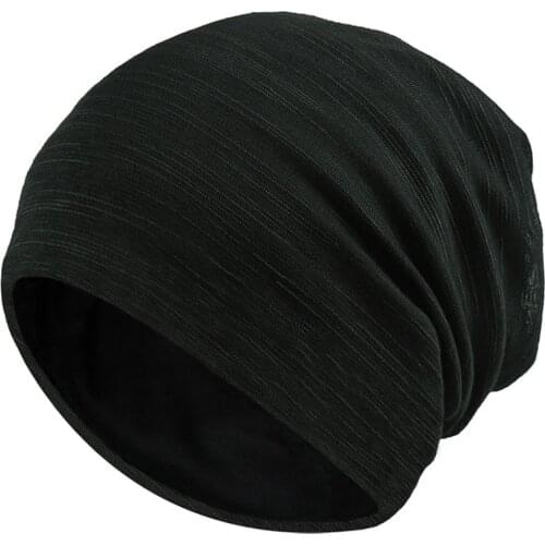 Cotton Cancer Chemo Hat Unisex Men Head Beanie Striped Hip hop Cap for Women Ski Caps Fashion Rasta Caps Lady Spring Autumn