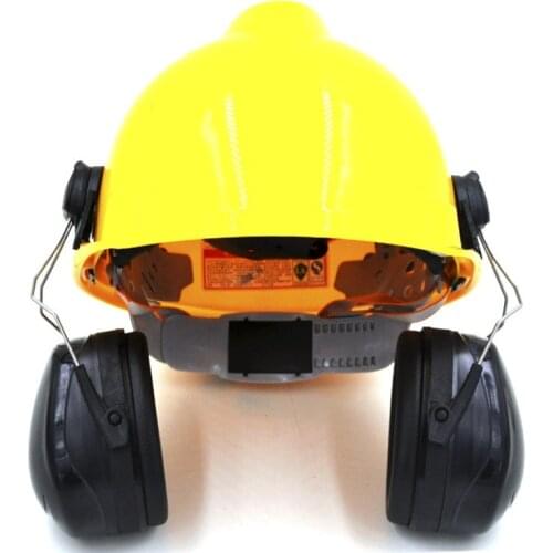Noise-reducing Earphones Safety Ear Saver Helmet Labor Protection Soundproof Earmuffs Factory Construction Protective Earplugs