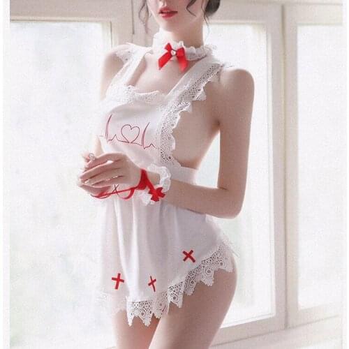 Japanese Women Sexy Costume Lady Nurse Girl Uniform Set Sexy Maid Exotic Apparel Role Play Sexy Underwear Cosplay School Girl