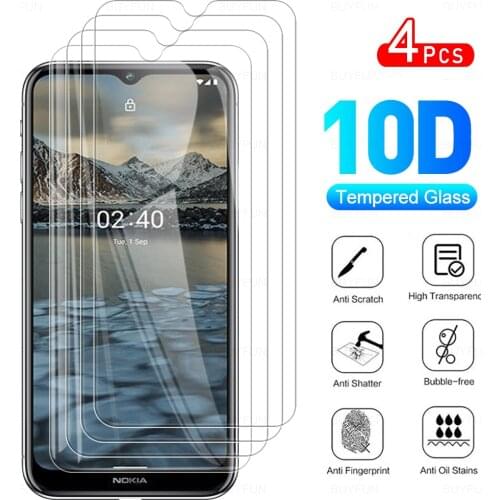 4Pcs Full Cover Protective Glass For Nokia 2.4 Phone Tempered Glass Screen Protector Film For No Kia Nokia2.4 2. 4 6.5" 2020