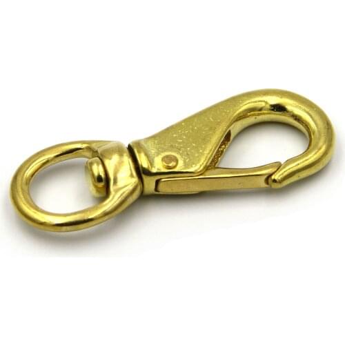 Belt Buckle Clip Lobster Swivel Brass Gold Solid,Brass Beer Bottle Opener Keychain Key Ring