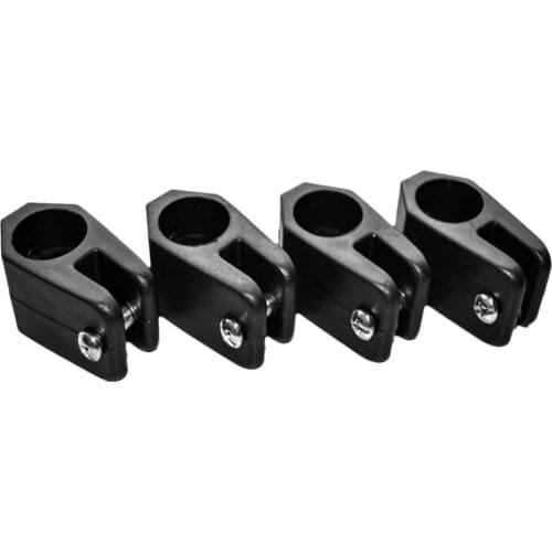 16 Pieces / Set Durable Nylon Boat Bimini Top Deck Hinge Jaw Slide Eye End Caps Fitting Hardware