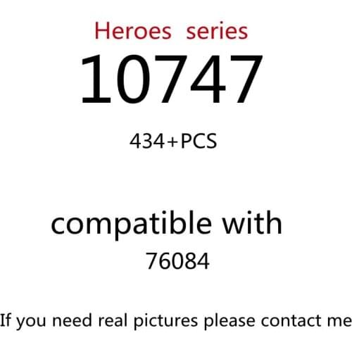 434pcs 10747 Building Block Toy Creative Series 76084 Assembled Building Block Childrens Toy Gifts