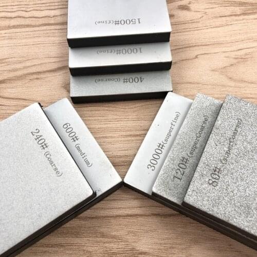8pcs Diamond Sharpening Stone Large Size Fine Grinding Honing Tools Fast Knife Sharpening System Whetstone Knife Gadgets