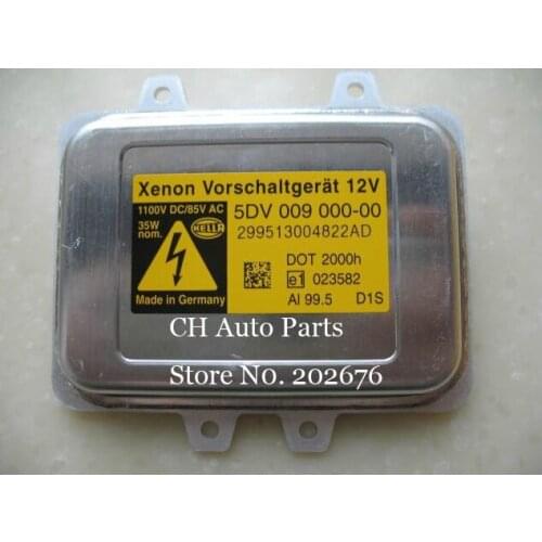 FREE SHIPPING, CHA ORIGINAL USED OEM HELLA HID XENON BALLAST D1S, WITH YELLOW STICKER