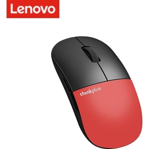 Lenovo ThinkPad Thinkplus E3 Wireless Mouse Mute 2.4Ghz RED Black Laptop Computer