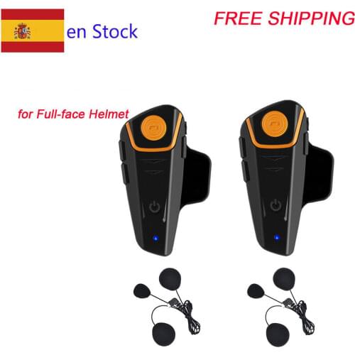 2020 Version Soft Earphone BT-S2 1000m IPX7 Moto Helmet Bluetooth Wireless Headset Motorcycle bluetooth intercom for motorcycle