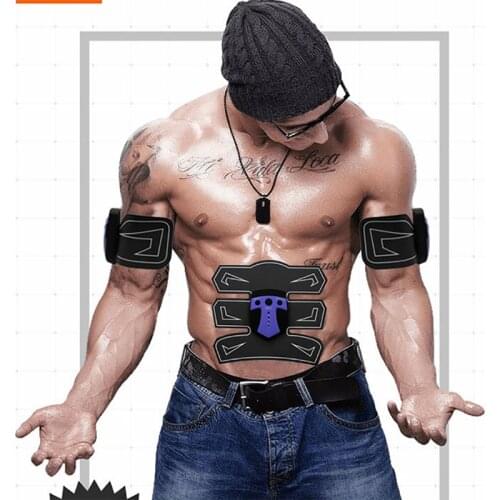 EMS Abdominal Muscle Trainer Exercise Body Building Slimming Workout Equipment Home Gym Smart Fitness Electric Simulators Unisex