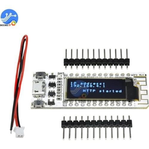 ESP8266 WIFI Chip 0.91 inch OLED CP2014 32Mb Flash ESP 8266 Module Internet of things Board PCB for NodeMcu for Arduino IOT