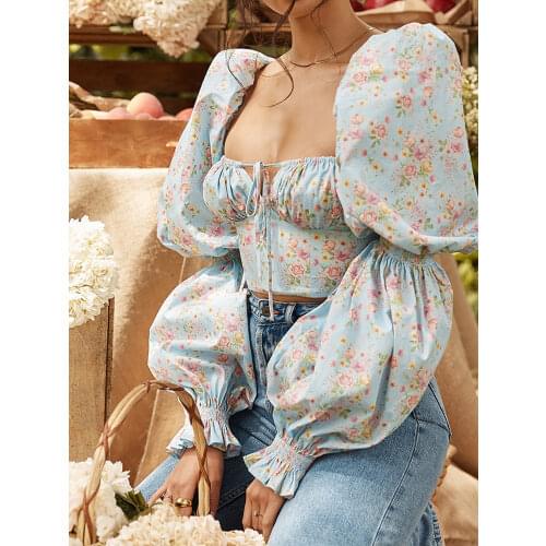 Karlofea Blue Blouses
