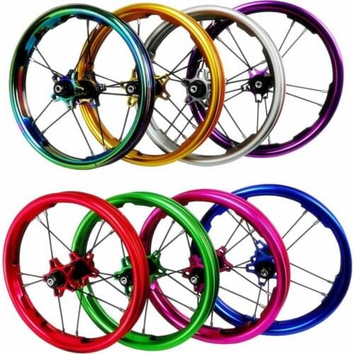 PASAK Sliding Bike Wheelset 12inch Children Kids' Balance Bicycle Straight-pull Sealed Bearing Alloy Rim 85 95mm Push Bike Wheel