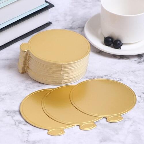 Pack of 100 Round Cake Boards Decorative Disposable Cake Pizza Circle Cardboard Cake Cardboard Cake Paper Boards