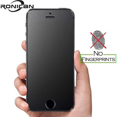 RONICAN frosted matte glass For iphone SE tempered glass 9h hardness Iphone 6 7 explosion-proof protective glass For iphone 5s 4