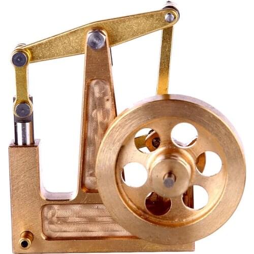4.7 x 2.9 x 4.6CM Microcosm Micro Scale M81 Balance Type Mini Pure Copper Steam Engine Model Without Boiler Creative Gift Set
