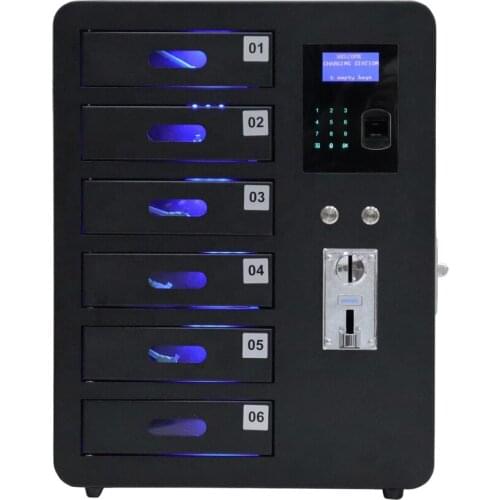 Multi Device Fast Phone Charger Public Mobile Phone Charging Station With Locker