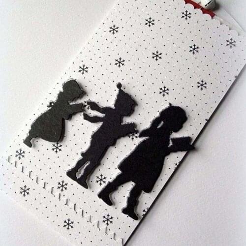 MT Craft 3Pcs Praying Child Metal Cutting Dies Stencils Scrapbooking Photo Album Decorative Embossing Paper Card Crafts Die Cut