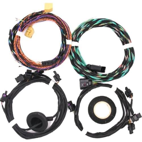PARKING FRONT AND REAR 8K PDC OPS INSTALL HARNESS CABLE WIRE KIT FOR VW PASSAT B7 CC TIGUAN 5N