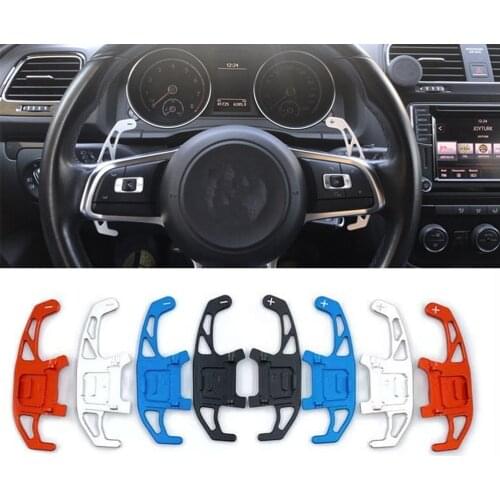 2pcs Car Steering Wheel Shift Paddle Shifter Extended For VW GOLF GTI R GTD GTE MK7 7 POLO GTI Scirocco 2014 2015 16 17 18 2019