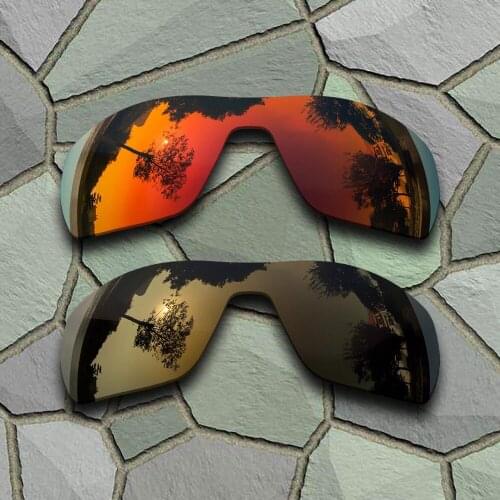 Red Orange&Bronze Copper Sunglasses Polarized Replacement Lenses for Oakley Offshoot