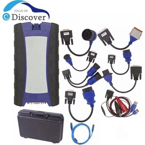 125032 USB Link Truck Diagnose with All Installers 2 USB/Bluetooth Optional Diesel Truck Heavy Duty scanner Better Than DPA5