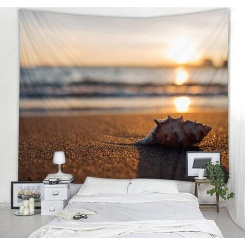 Dusk sea Tapestry Bohemian Wall Hanging Dream Hanging Cloth Mandala Printed Tapestry Living Room Bedroom Home Decor