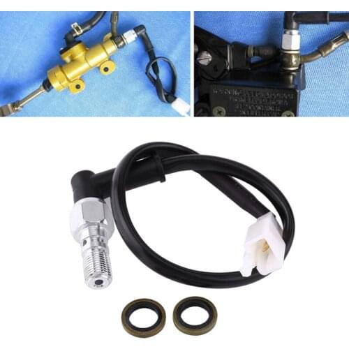 Universal Motorcycle Hydraulic Brake Pressure Rear Light Switch Hollow Bolt Accessories M10 1Mm