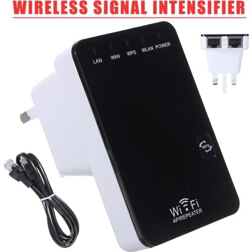 For Office Factory Home 1pc 2.4GHZ Wi-Fi Wireless Signal Range Extender High Speed Repeater Network Amplifier UK Plug Pohiks