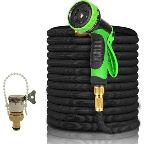 High Quality Expandable Magic Rubber Hose 25ft-150ft Garden Hose Lightweight Wear-Resistant Plastic Hose For Garden Irrigation