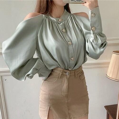 Блузки с открытыми плечами Yiwanxiang China At AliExpress