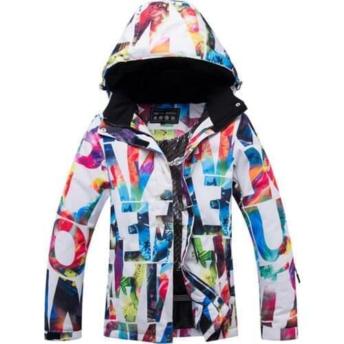 Mounchain Women Outdoor Ski Snow Jacket coat Windproof Waterproof Warm Thickened Jacket S, M, L, XL