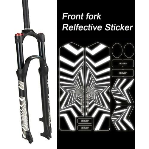 10Pcs mountain bike front fork decals bicycle front fork stickers for MTB, Road Bike, XC