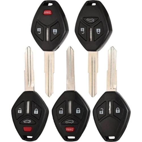 2/3/4 Buttons Replacement Smart Remote Car Key Shell Case Fob For Mitsubishi Lancer Outlander Endeavor Galant