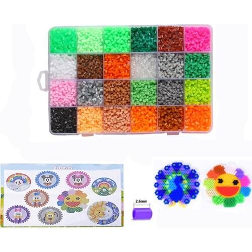 2.6mm Mini Hama Beads template Toy DIY perler tool Beads Educational Tangram Jigsaw Puzzle Iron beads tool Free shipping