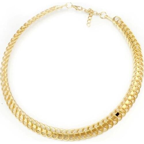 2021 Trendy Snake Bone Chain Necklace Men Jewelry Vintage Golden Silver Plated Collar Male Choker Necklaces For Boyfriend Gift