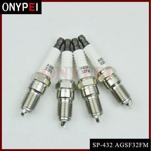 4x OEM# SP-432 AGSF32FM Platinum Spark Plug For Ford Mercury